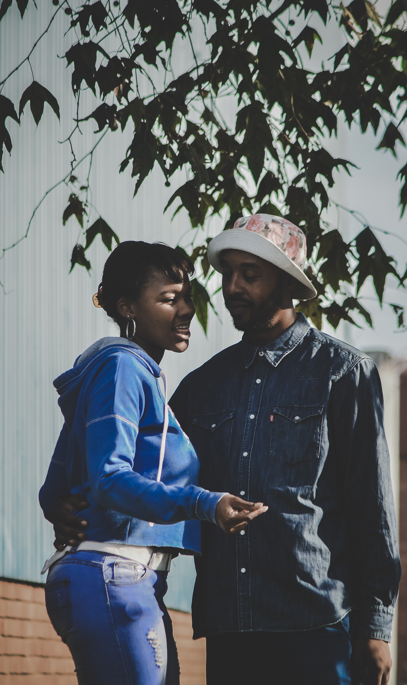 jozi south africa johannesburg africa Love couple happy smile african couple Denim