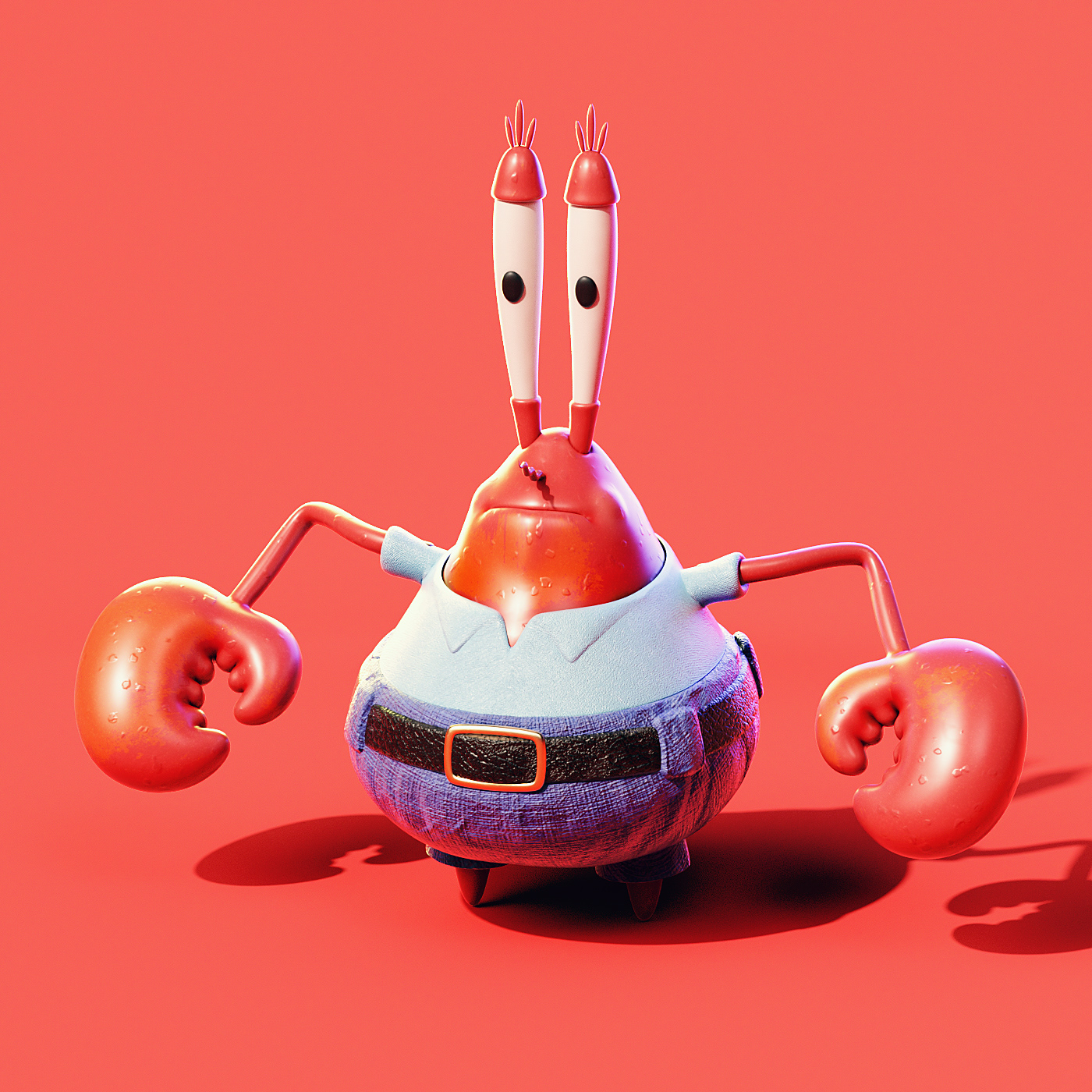 3D animation  arttoy c4d cartoon Character design  characters cinema4d cute spongebob