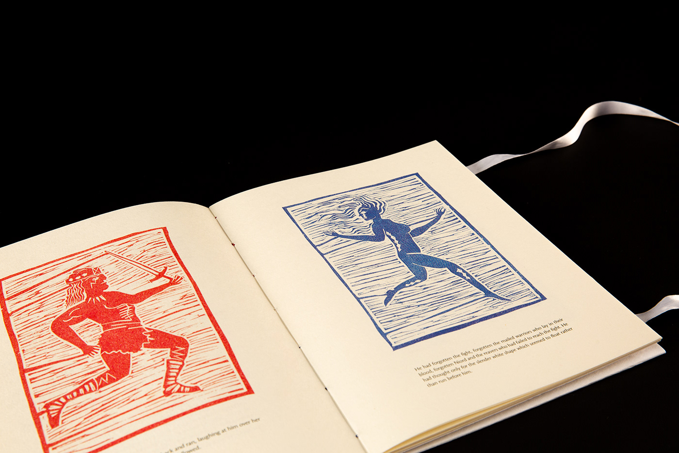 ILLUSTRATION  linocut book making conan special edition Collection craft screenprint typography   Book Binding