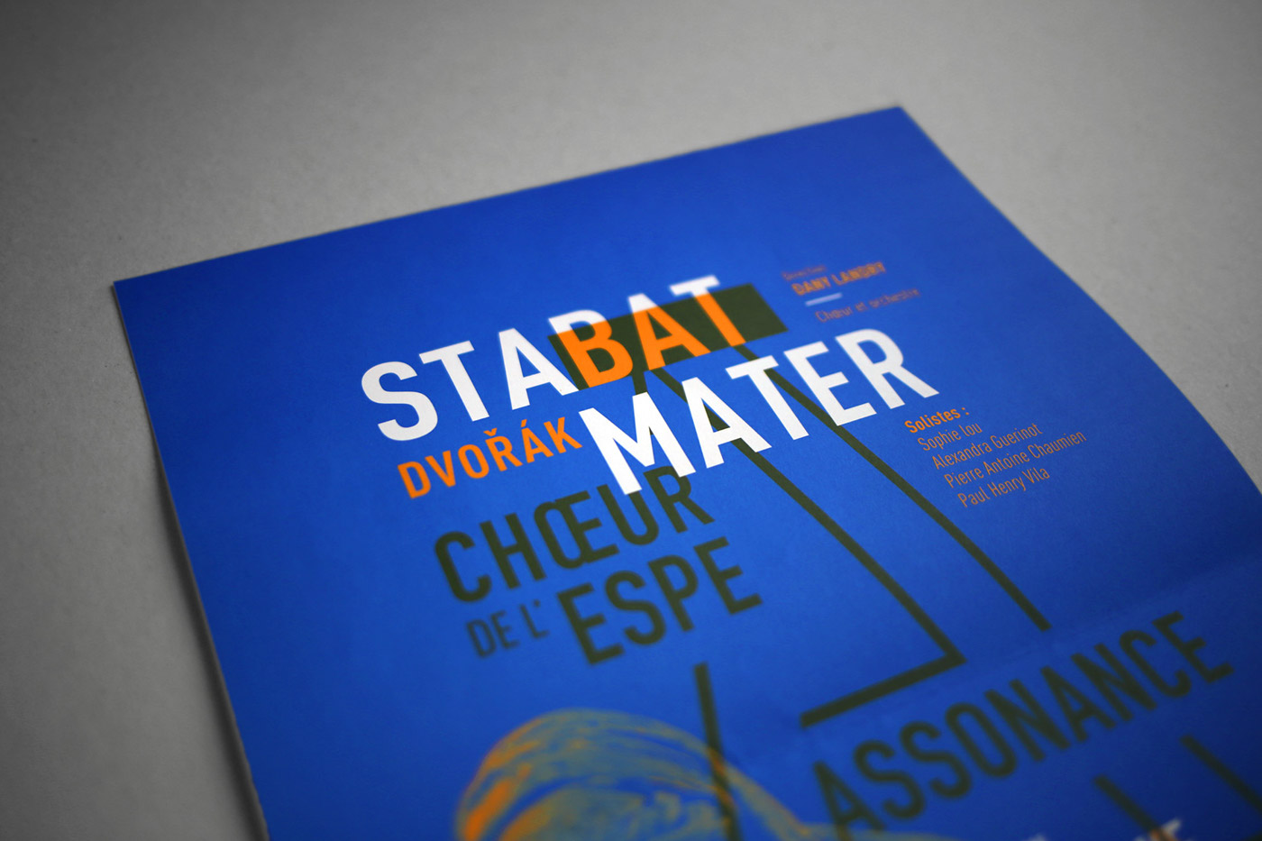 poster affiche stabat mater Classical Musique Musical classique choeur choir