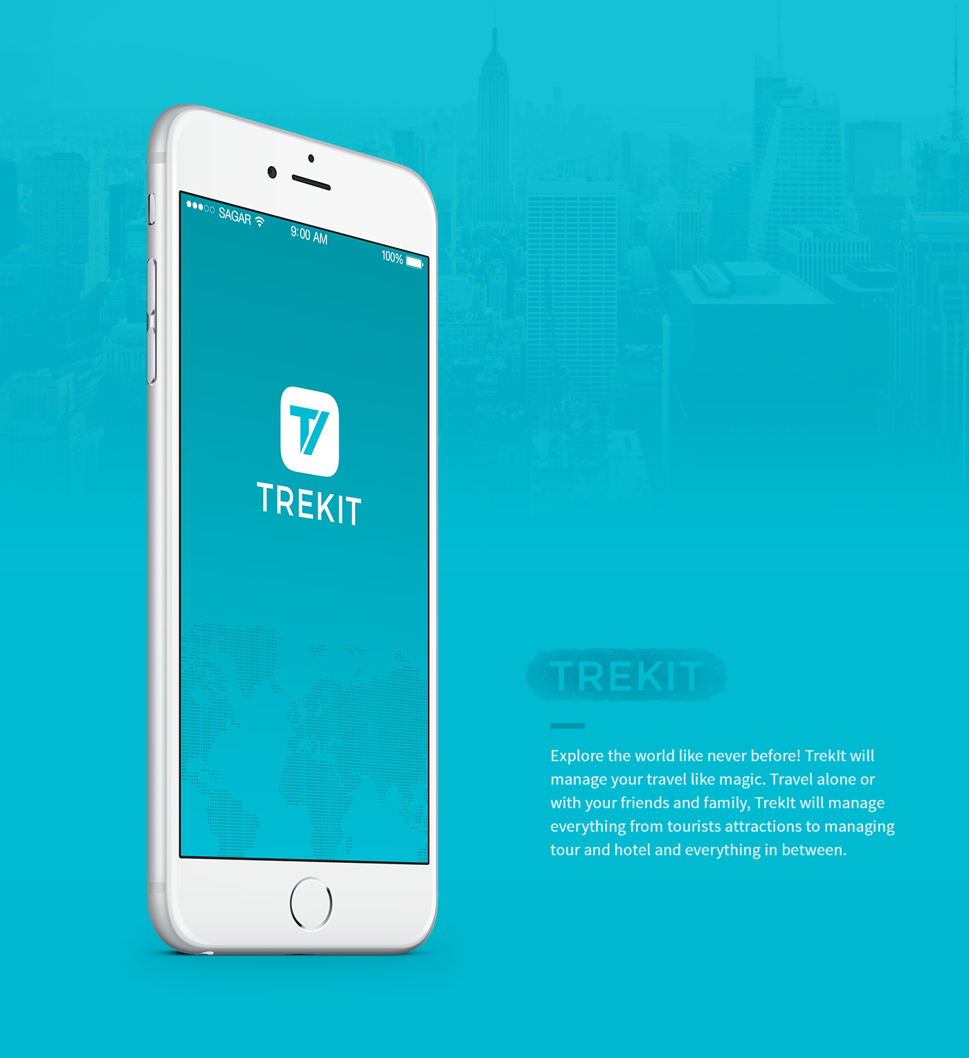 Mobile app ios Icon explore Trek TrekIt