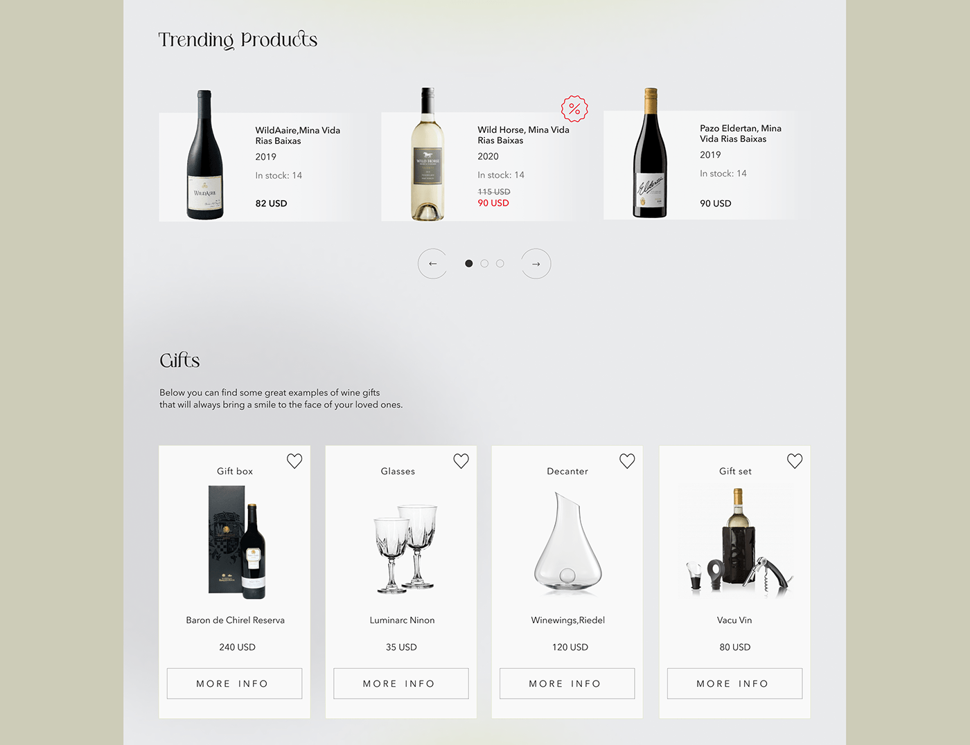 aesthetic e-commerce Ecommerce Figma shop typography   UI/UX Web Design  Website wine