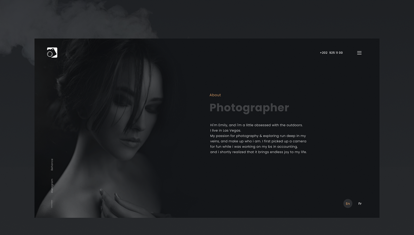 design photographer web-design