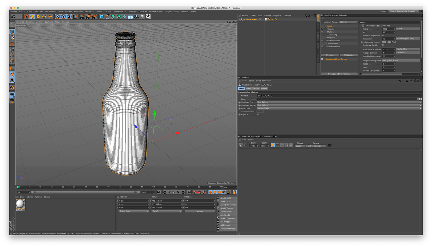 3D alcohol beer bottle brand identity drink Packaging Render visualization