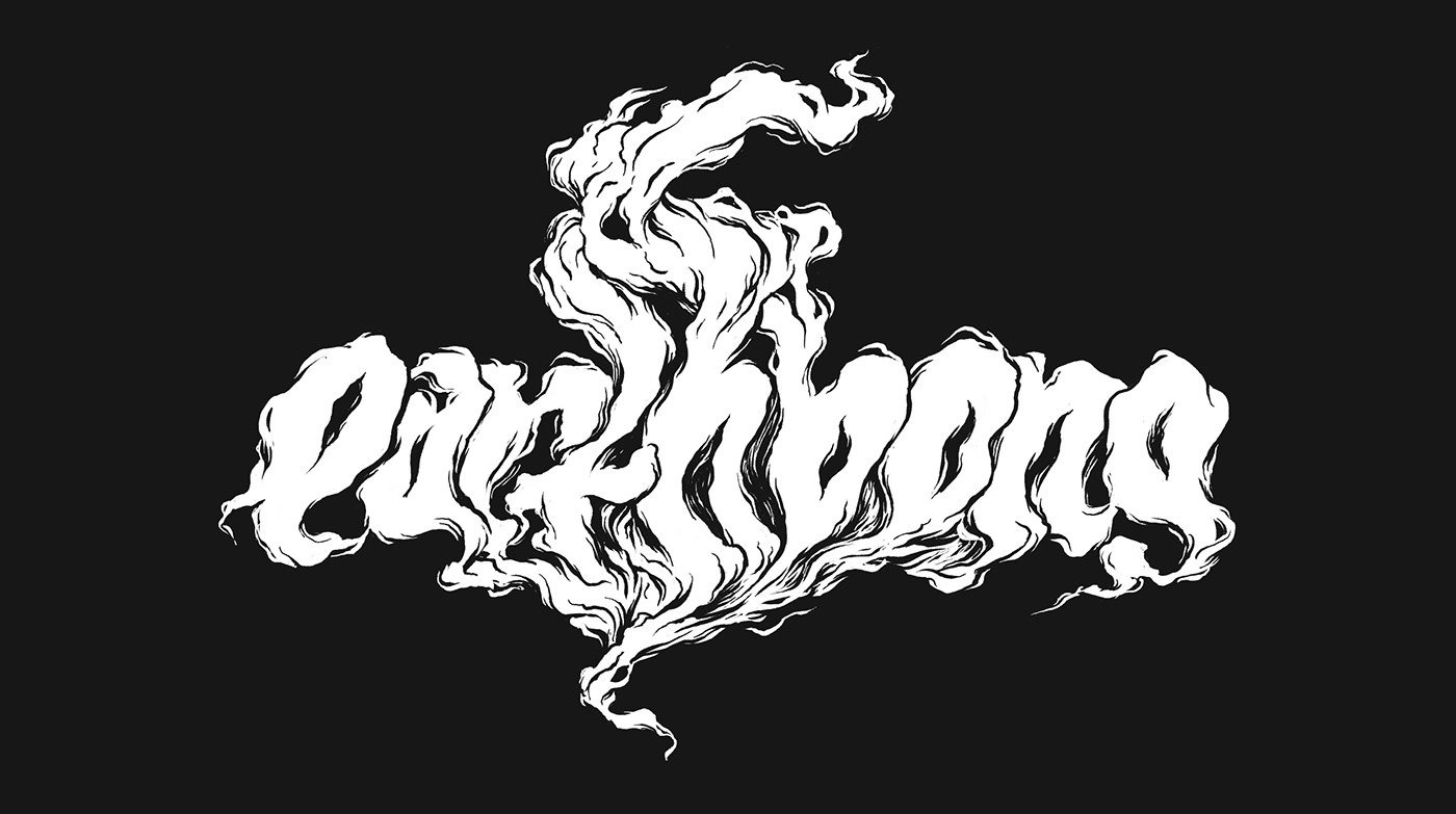 cassette tape cover music band doom metal volcano logo smoke
