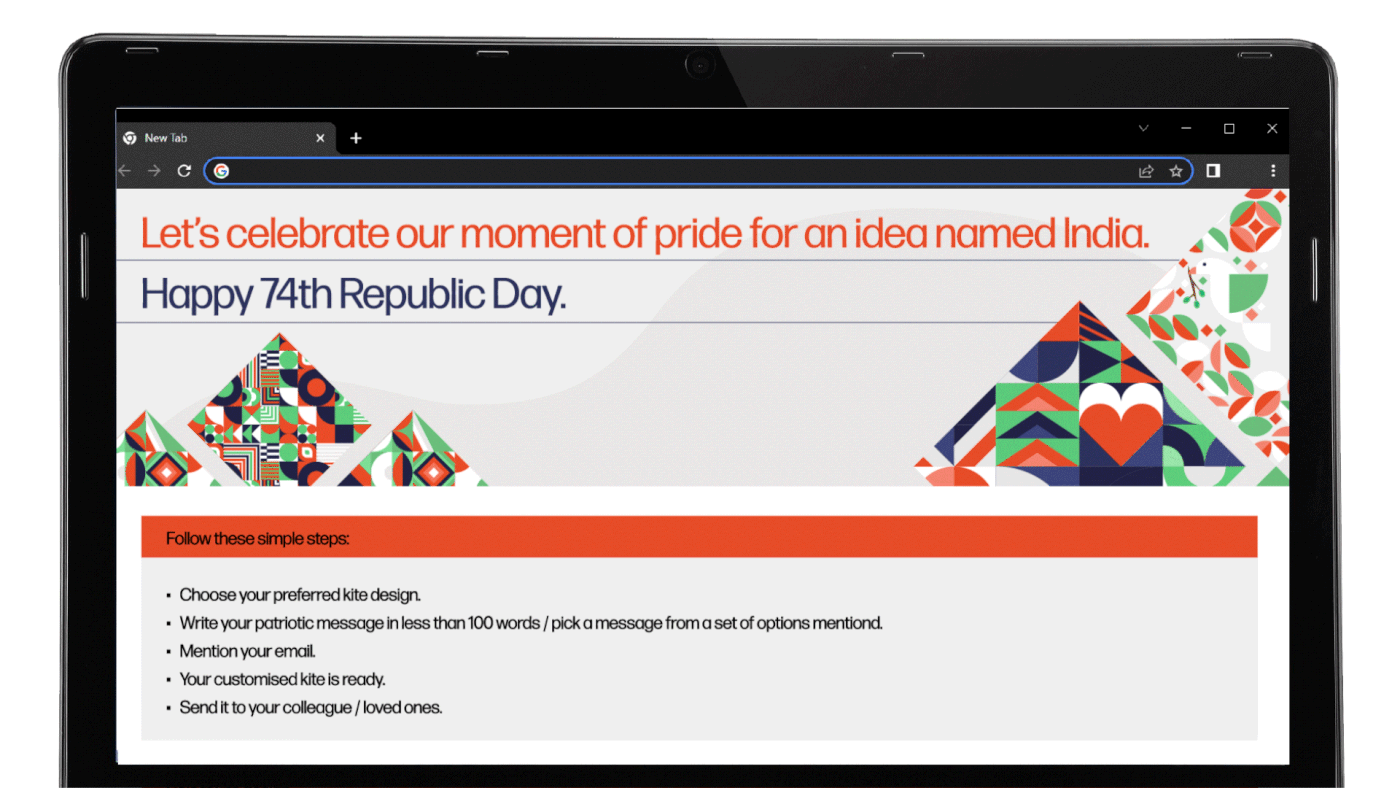 country republic day hp ILLUSTRATION  tricolor design campaign Internal Communication branding  Advertising 