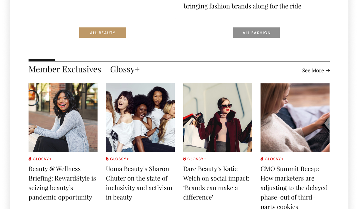 beauty design Fashion  Figma media news pop Website