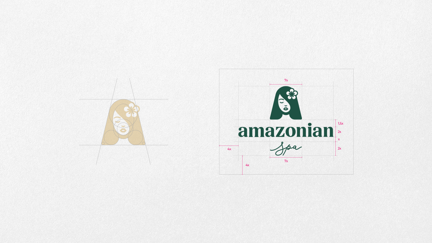Amazon amazonian brand Brazil Brazilian logo product relax Spa visual