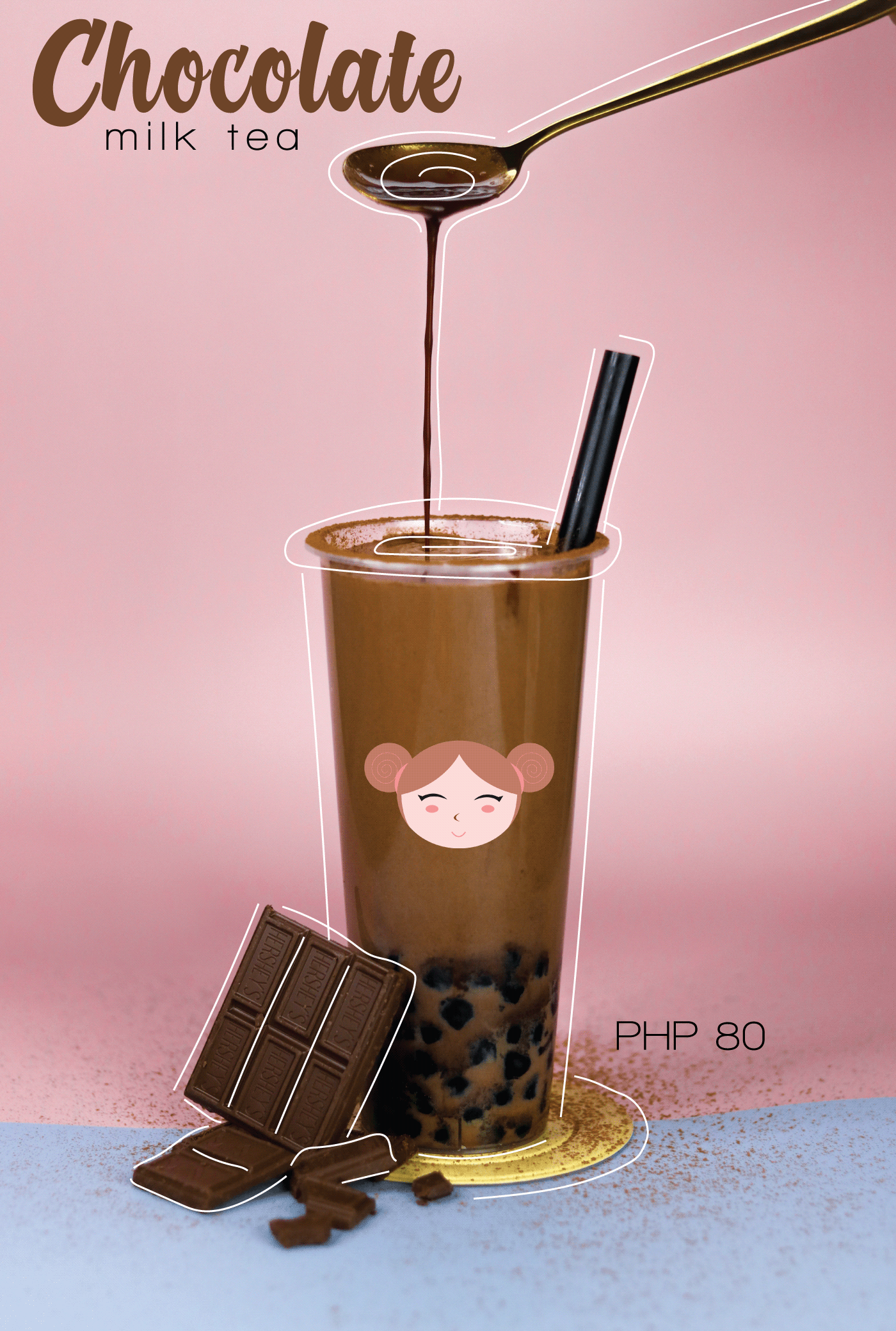 ad design Advertising  Beverage photography food photography graphic design  Marketing collateral milktea Online Business Product Photography