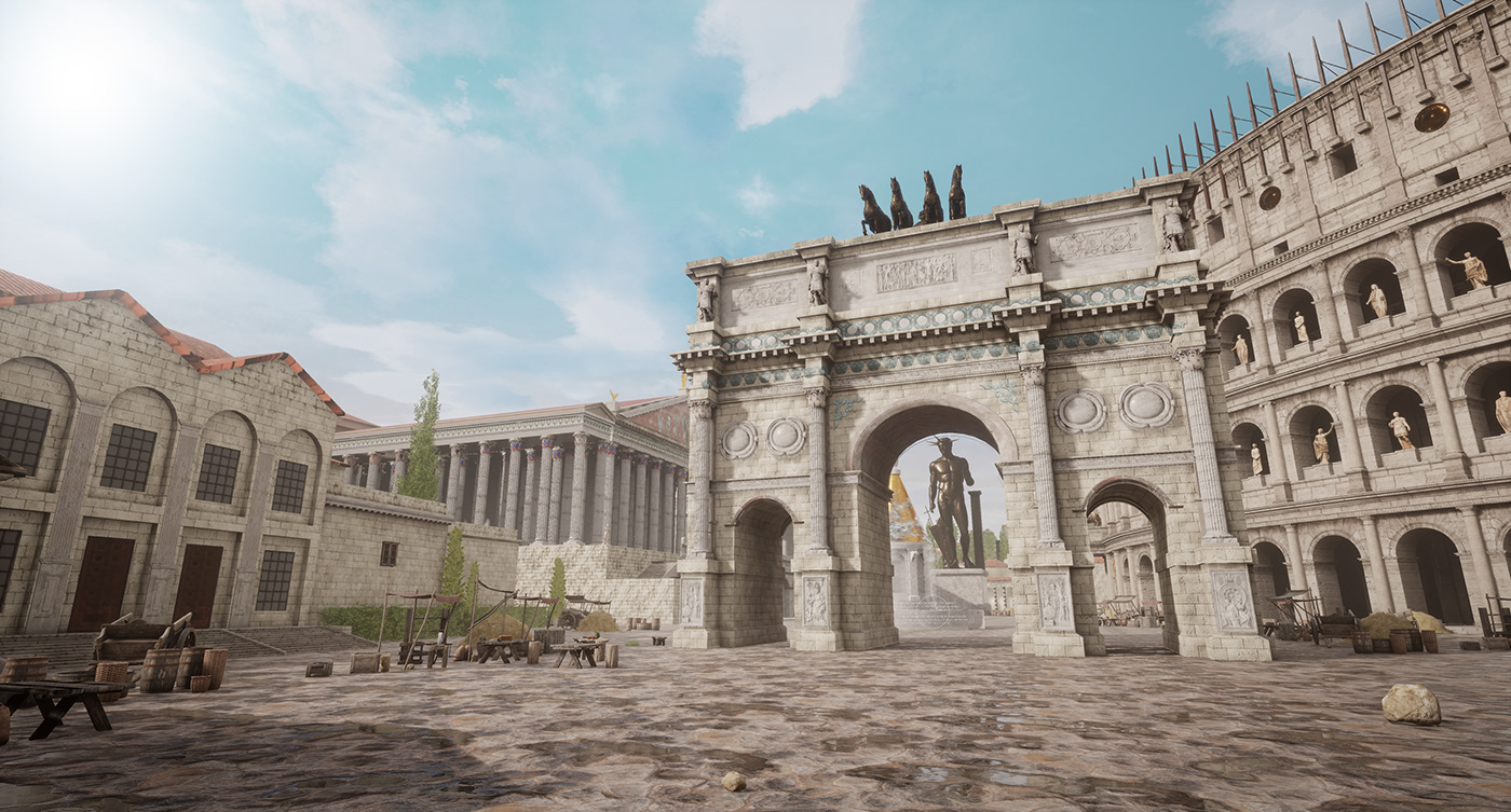 Rome vr UE4 Unreal Engine noovae