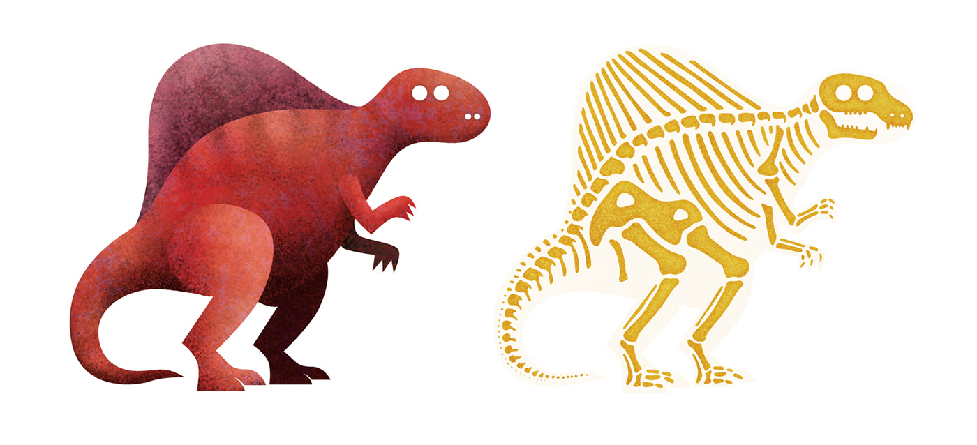 ILLUSTRATION  dinos dinosaurs Dinosaurios ilustracion cartoon stickers pegatina pegatinas product