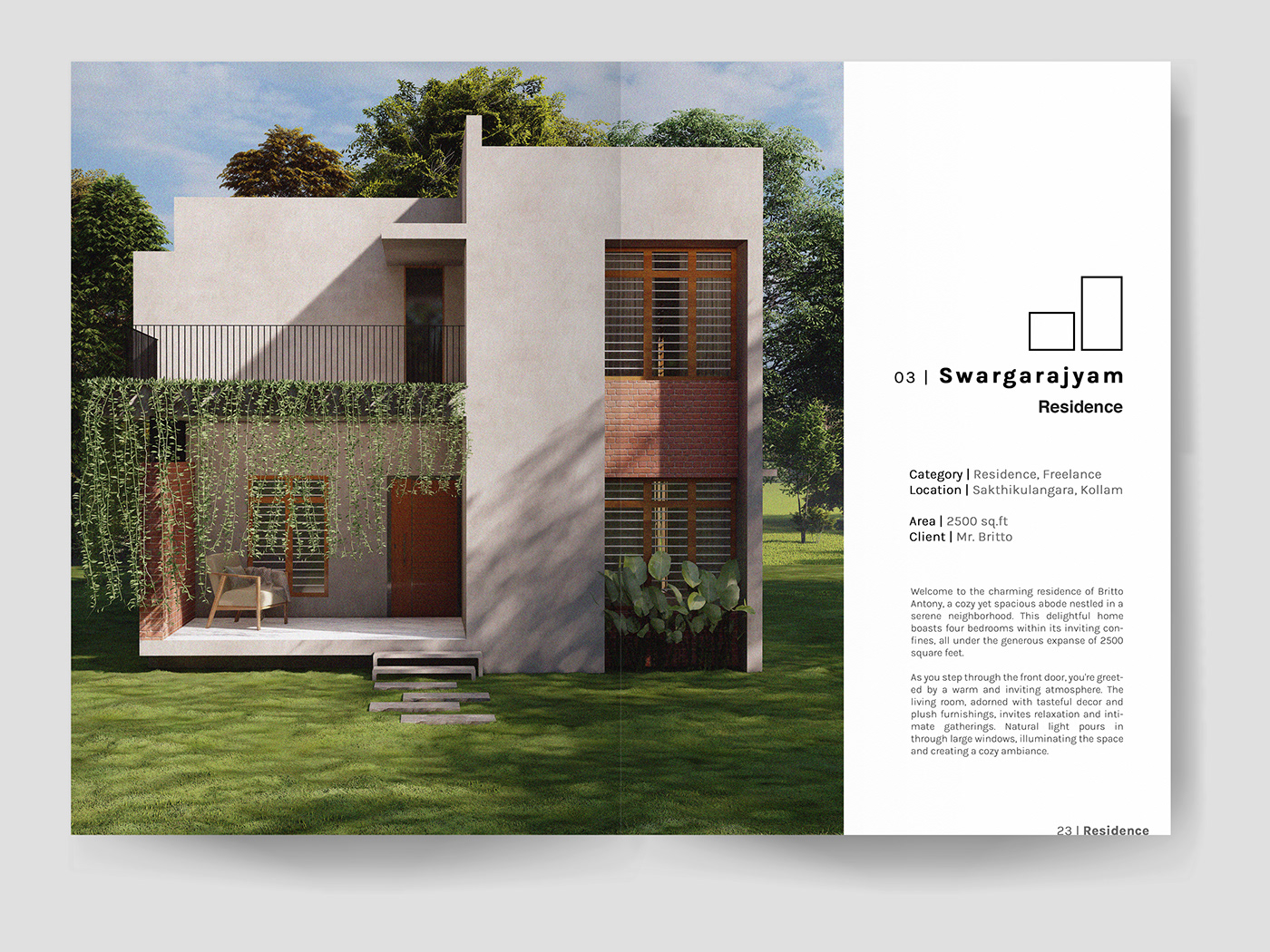 architecture architectural design visualization Render interior design  exterior 3ds max modern 3D vray