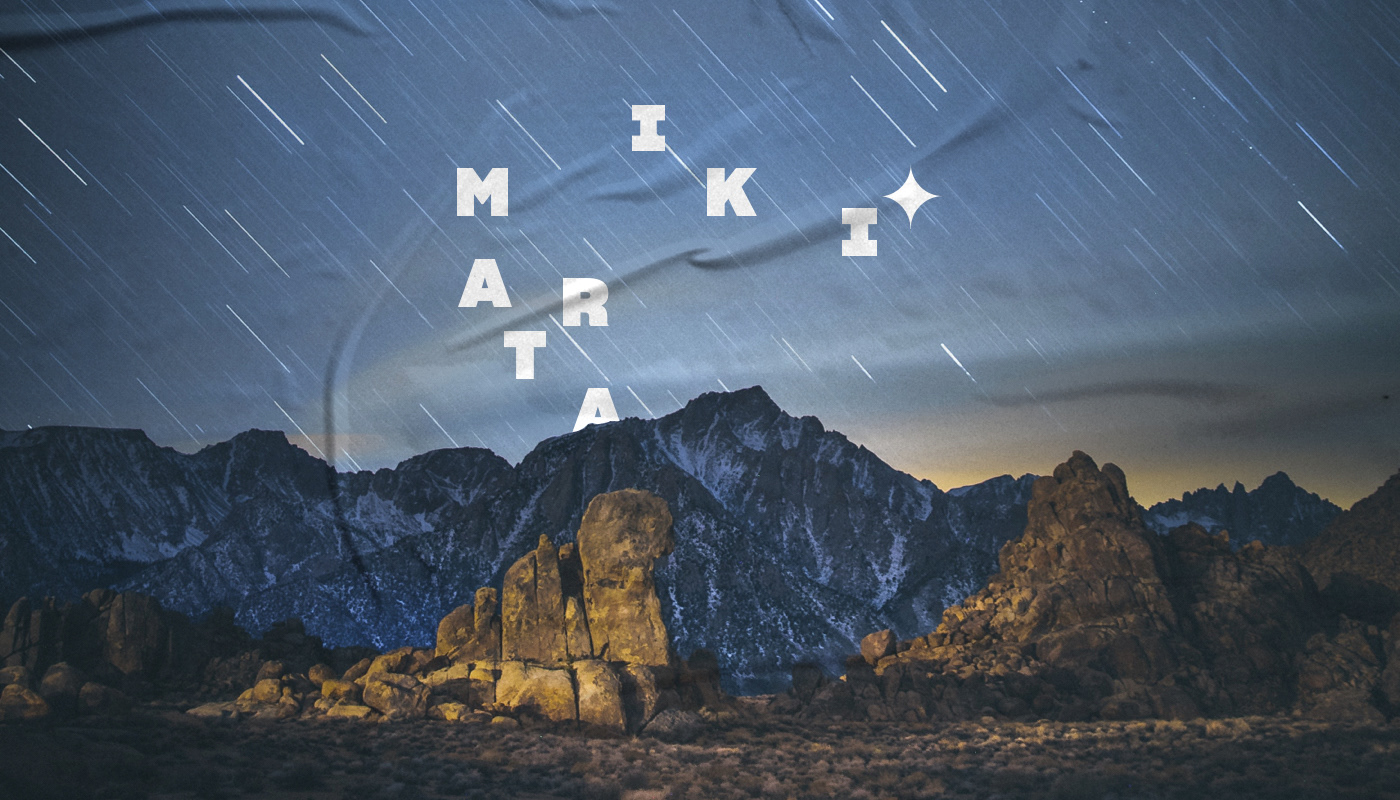 graphic design  logo maori Matariki New Zealand visual