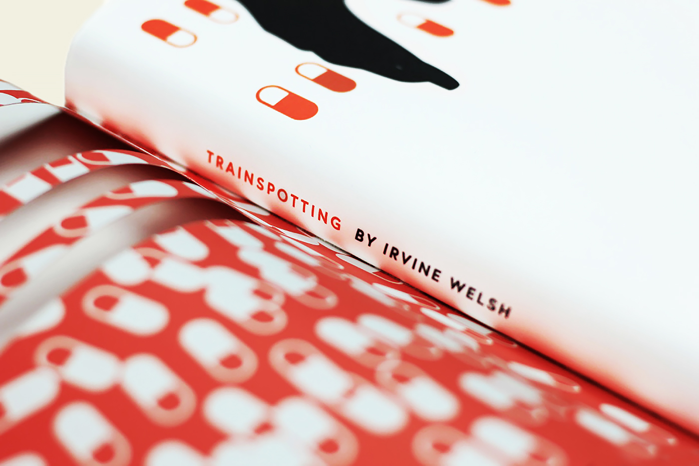 book jacket Trainspotting redesign typography   punk art direction  bookcover