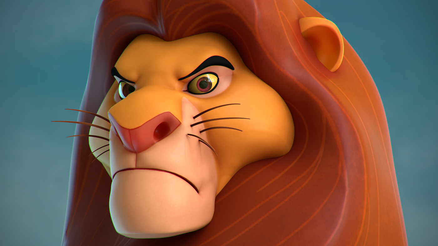 lion king mufasa 3D animation  movie cartoon disney