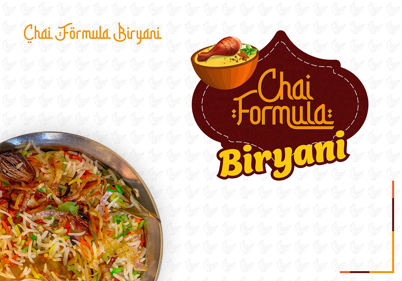 Biriyani biryani branding  brochure chai Logo Design menu design package logo cafe logo inspiration