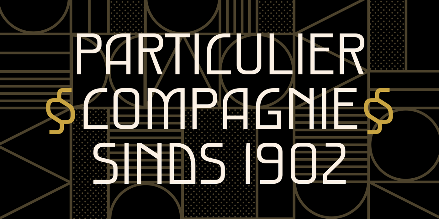 art deco art nouveau font potenciarte Retro retro font type design Typeface typography   vintage