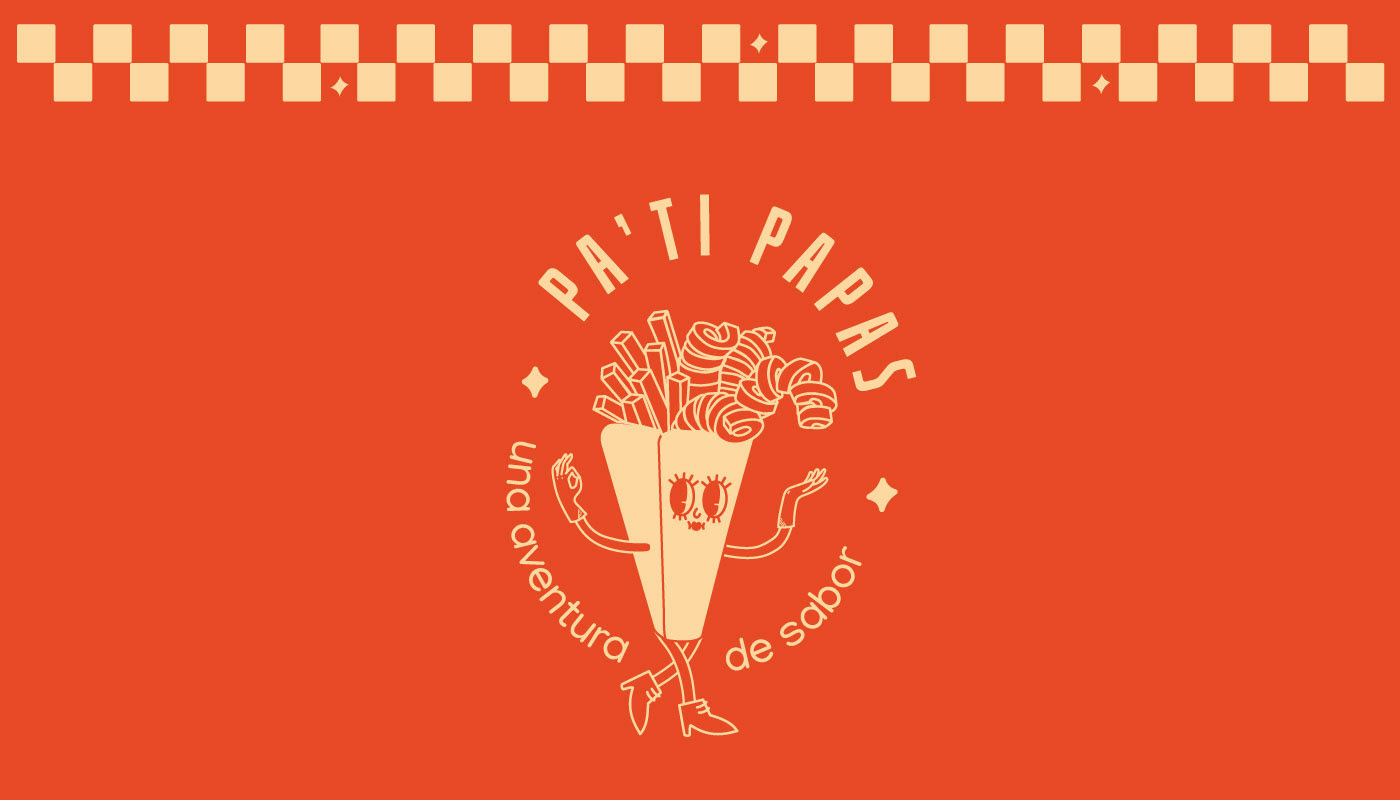 french fries Fast food Branding design visual identity merchandise Logo Design