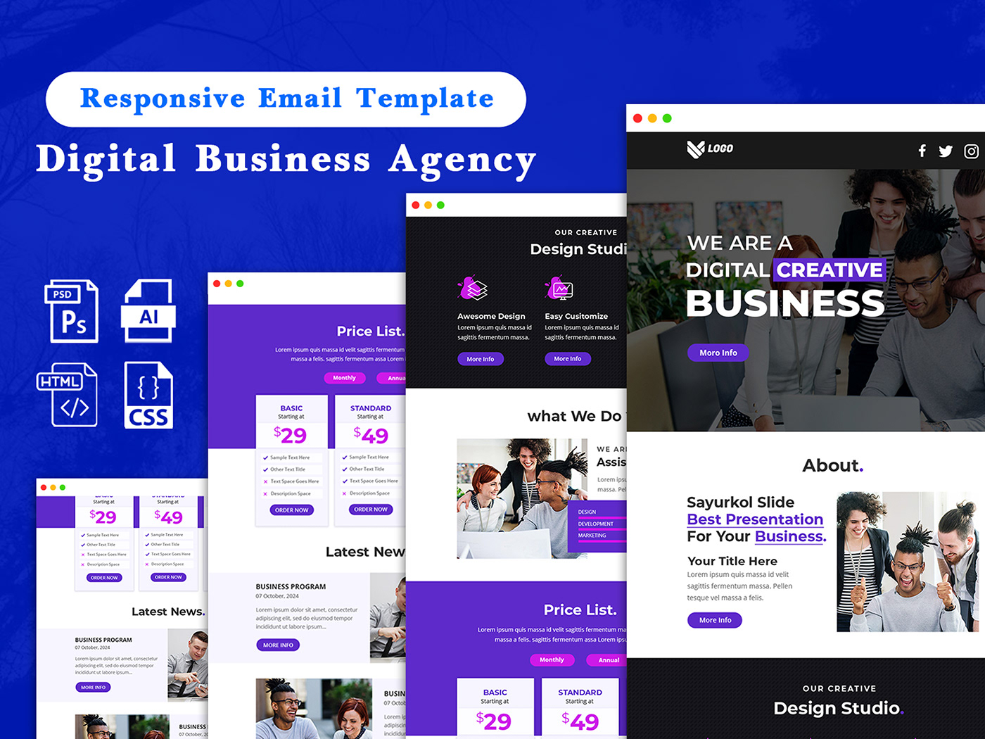 Digital Agency Email Template Design & Develop