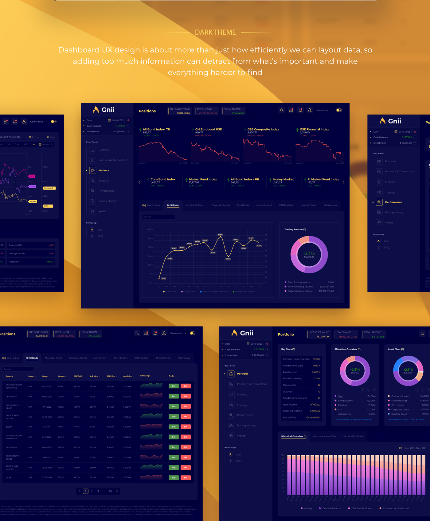 banking app brokerage dashboard finance Fintech Forex Investment trading UI/UX web app