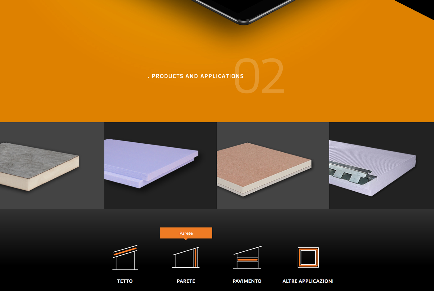 ediltec Website graphics thermal insulation flush design Web Design  creative website