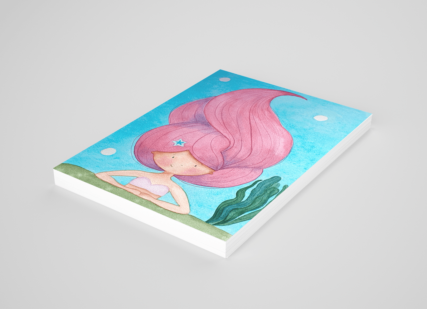 Child art children's book ILLUSTRATION  Character design  watercolor kidlit kidlitart mermaid