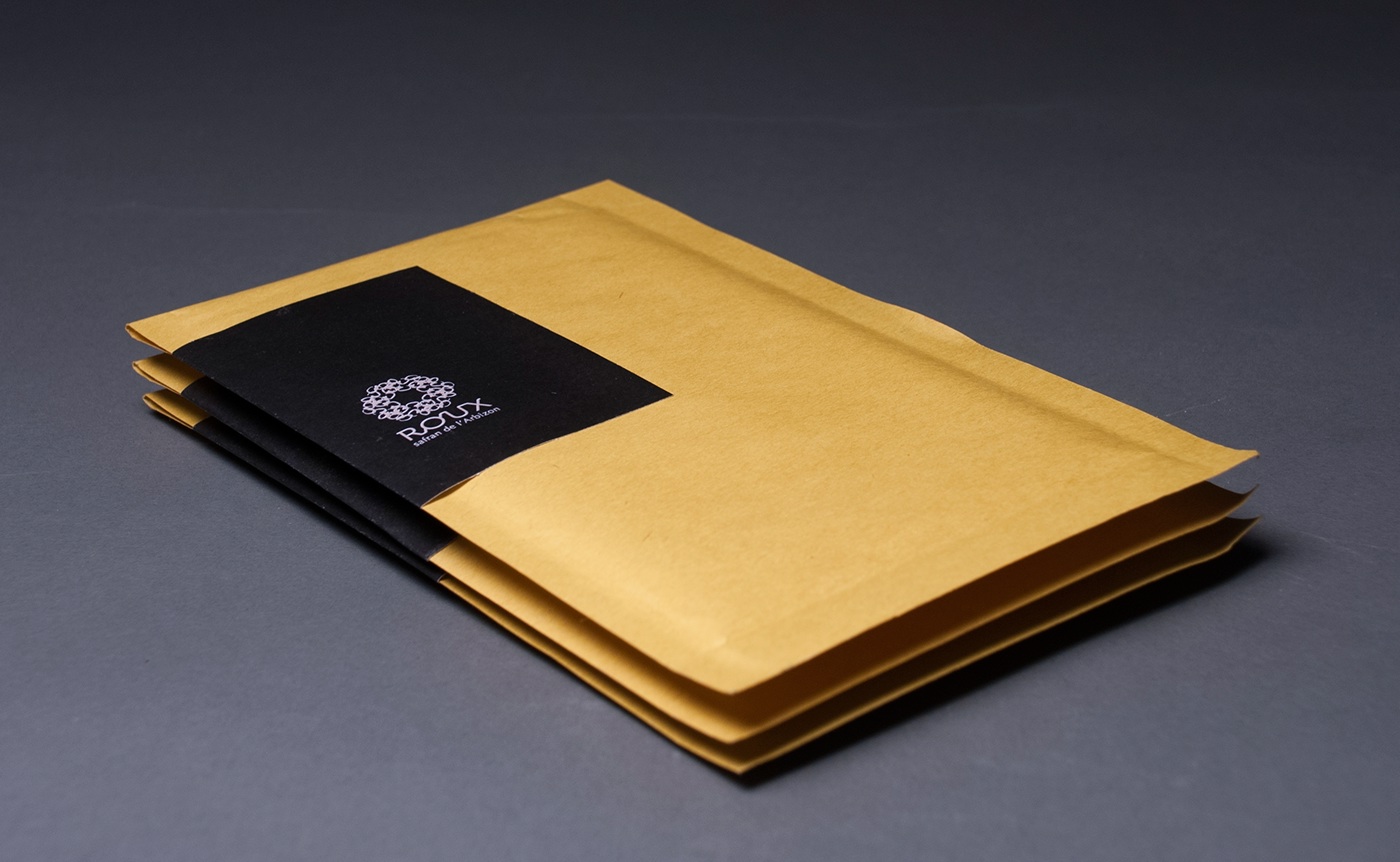 graphic brand saffron handcraft Website Pack products Food  organic black gold cork paper paste