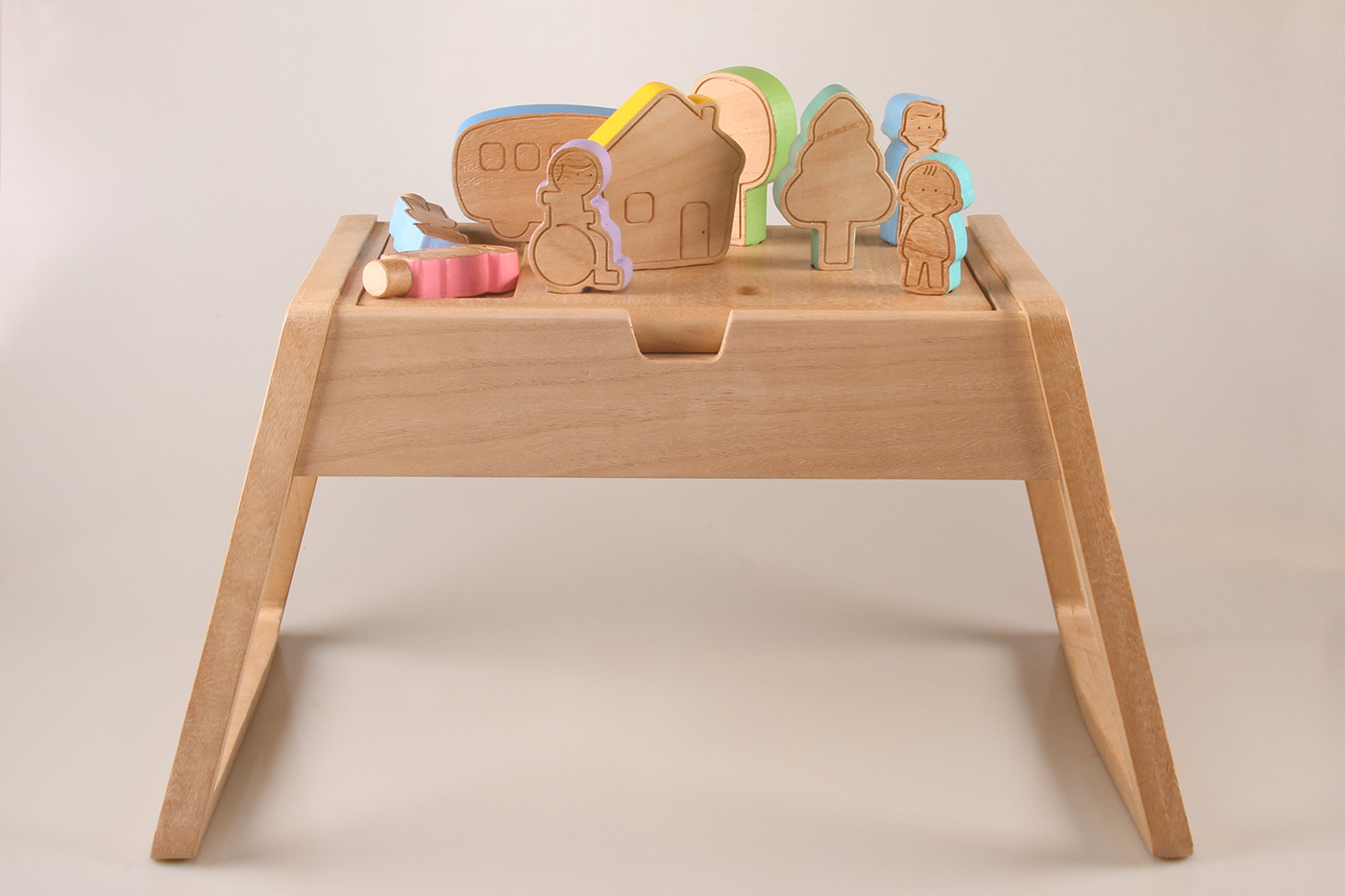 toy child toddlers Playful wood wooden toy social design product design  school Multiple disabilities