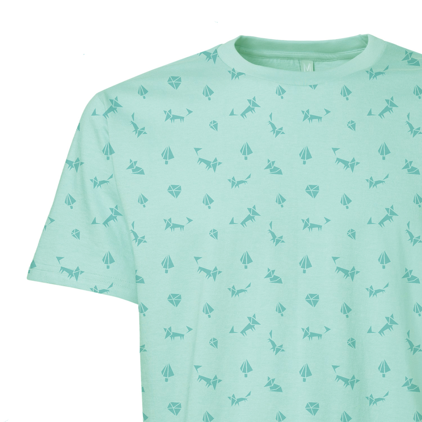 happy pattern trama t-shirt vector summer winter friendly Surf FOX Tree 