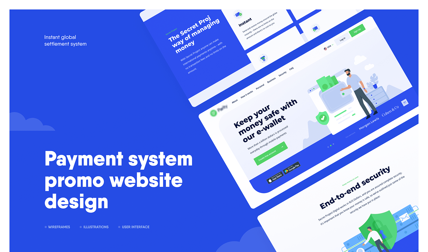 Payment system main screen