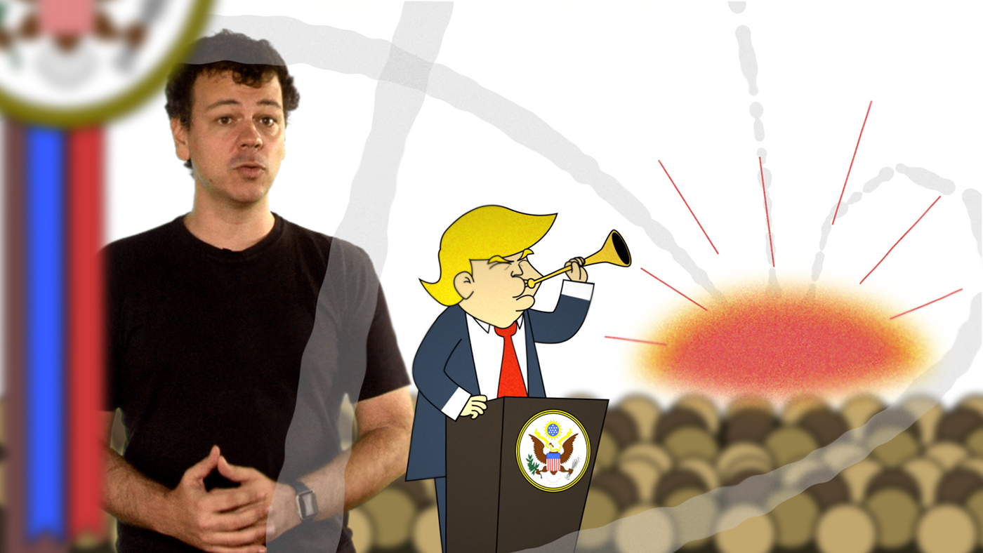 Trump Andrew Jackson animation  motion graphics 