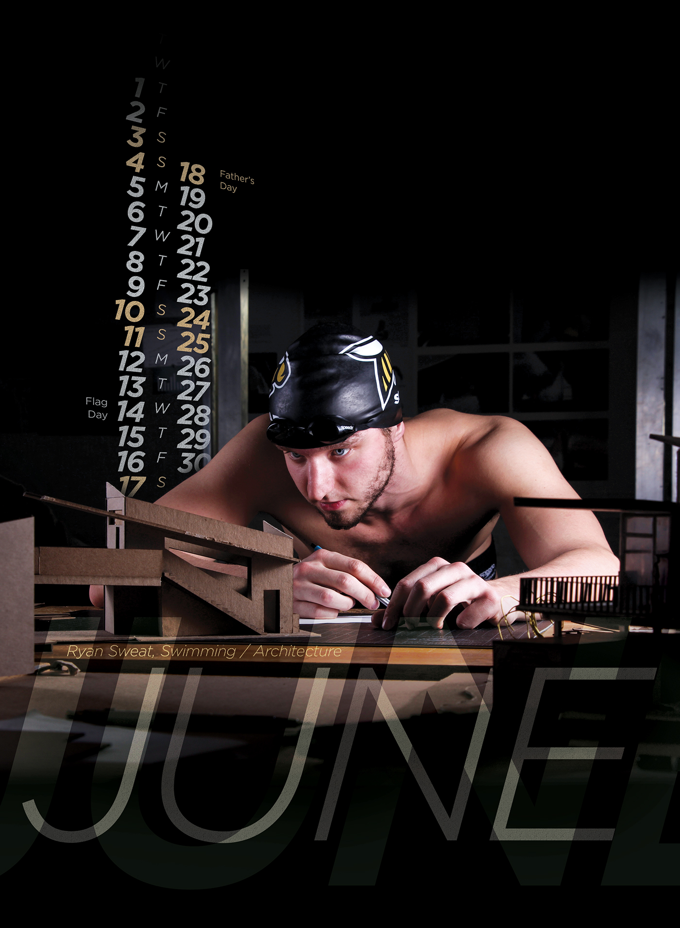 athletic sport calendar Photography  typography  