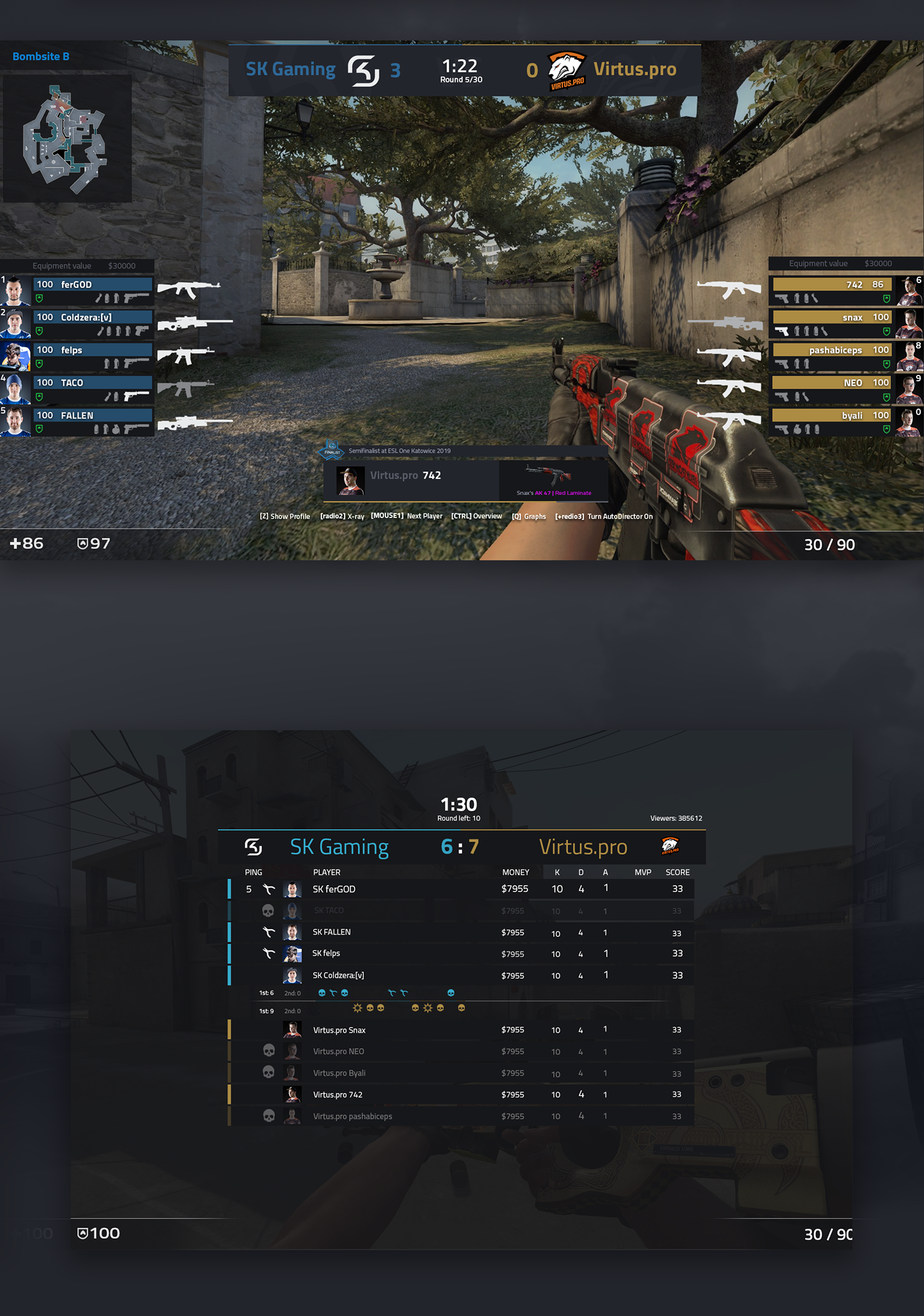 csgo redesign esport Games Interface UI