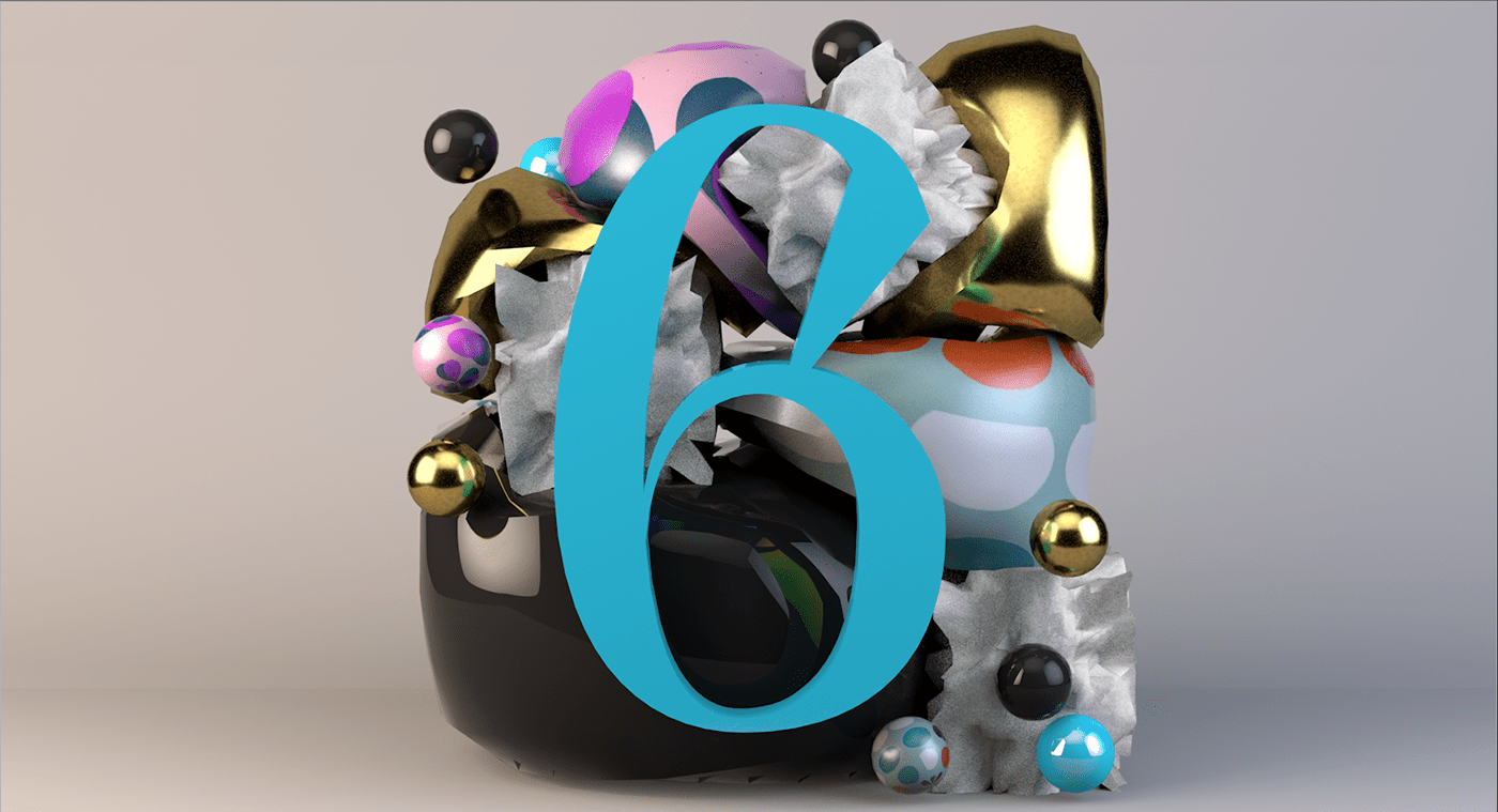 36daysoftype 3D Character cinema4d font kinetic motion type typography  