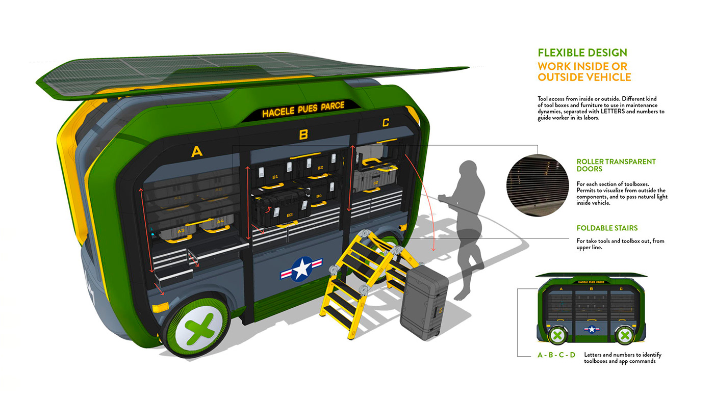 olli bus electric Autonomous local motors airforce mobility transportation