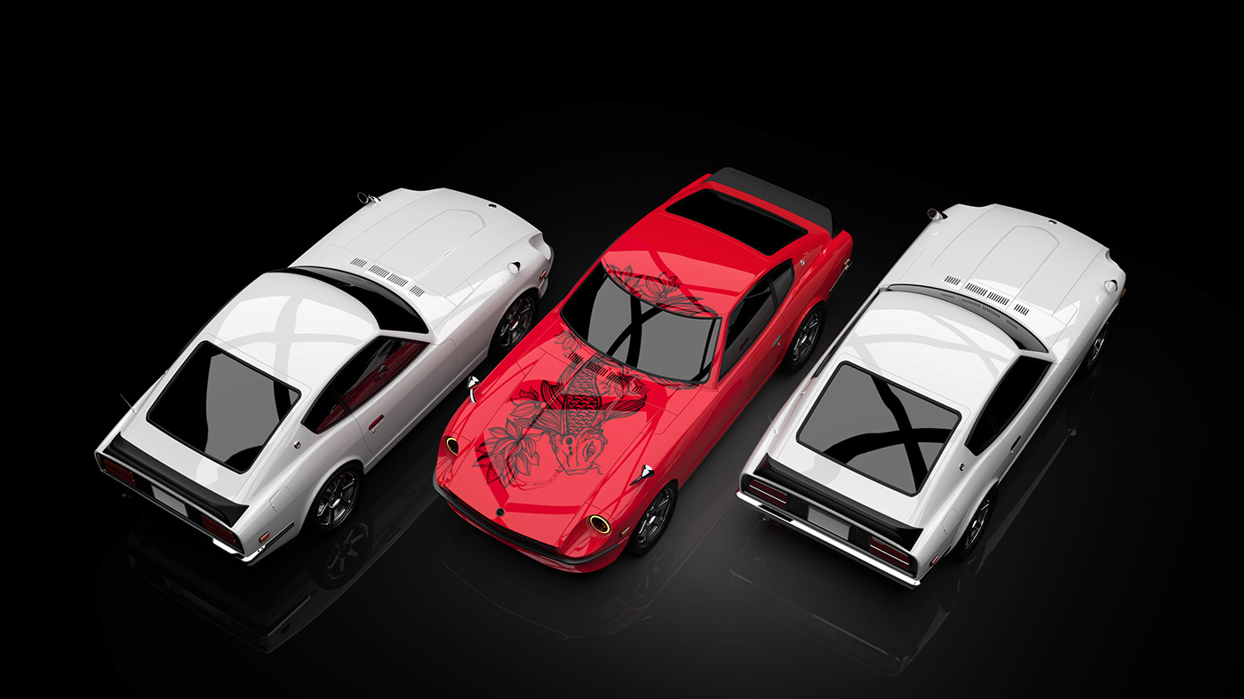 3D Alias Automotive design car design Datsun digital modelling Nissan Render Transportation Design
