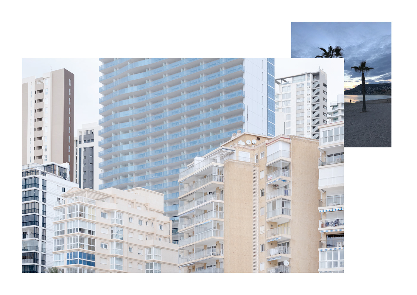 architecture city collage conceptual Photography  spain urban landscape