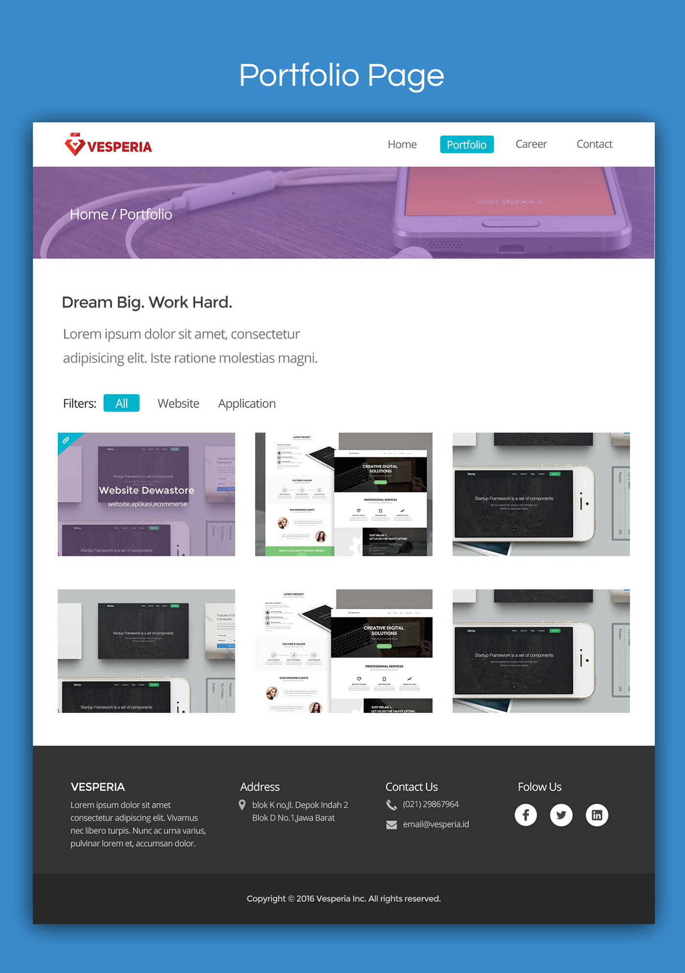 Web Design  Website company profile UI web development 
