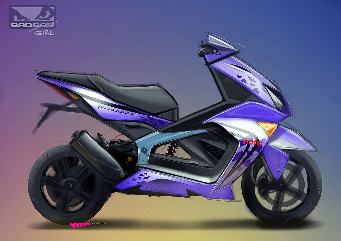 motorcycle yamaha Honda hero moto triumph car motorcycle design sketches