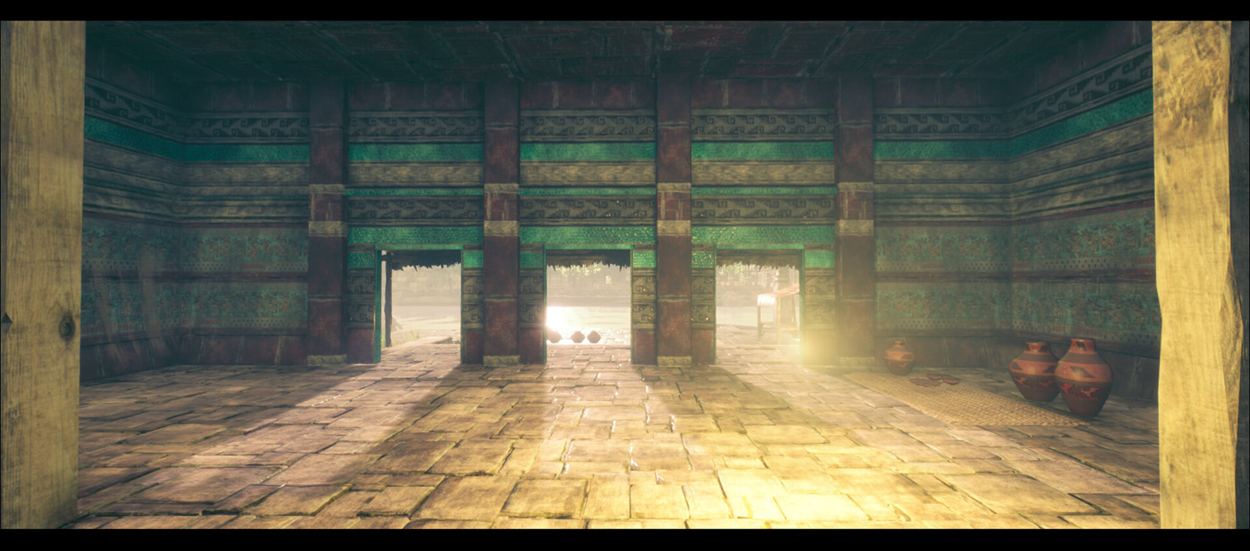 3d art aztec real time Unreal Engine