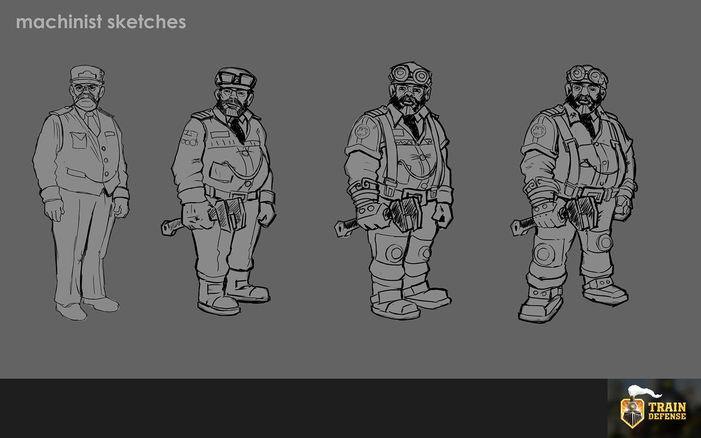illustration characters concept-art 2d-art Digital Art  CG game orks train weapons