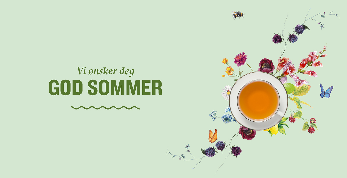 Coffee summer Flowers tea Solberg&Hansen solberg & hansen
