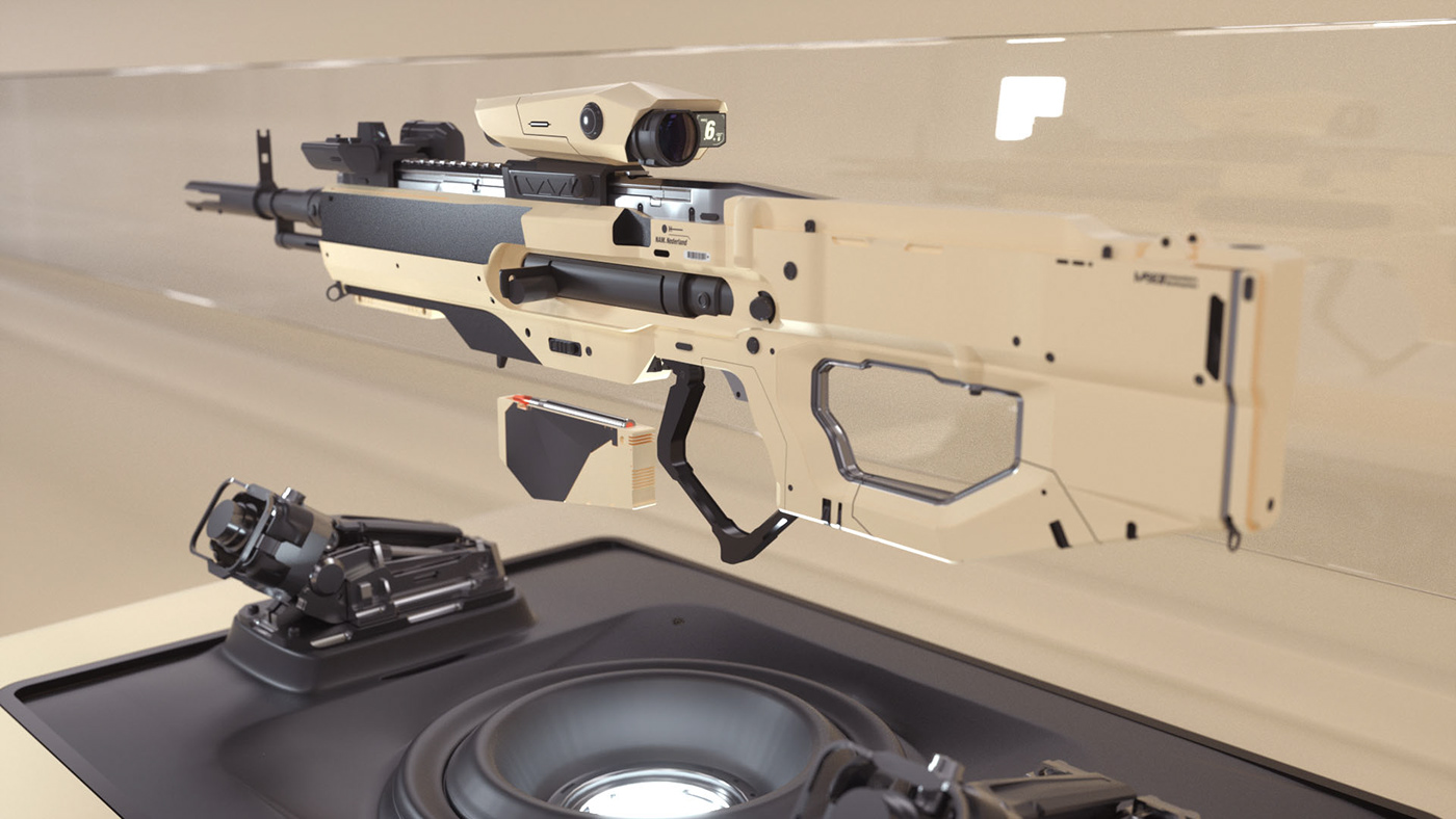 game Gun rifle Weapon HardSurface 3D Tank Sniper rocket army