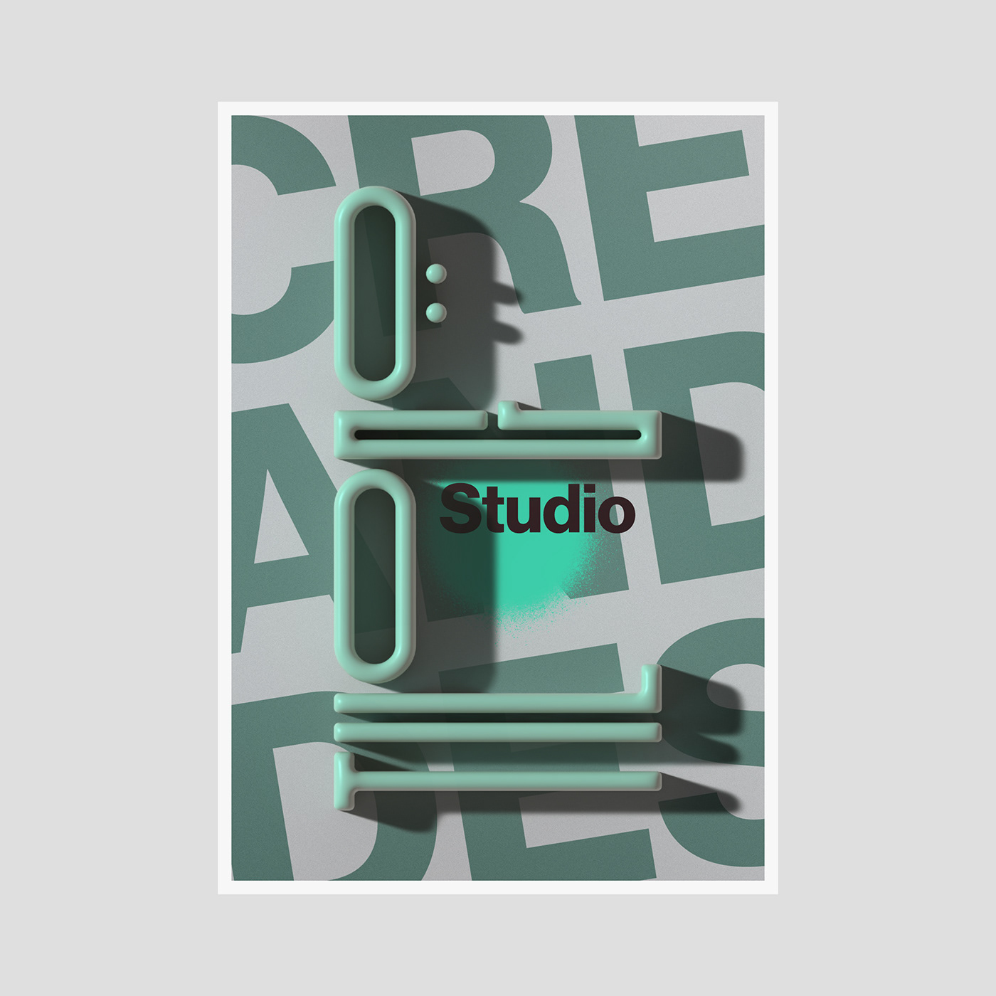 3D ILLUSTRATION  graphic design  poster typography  
