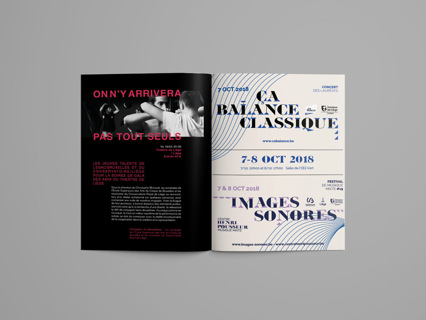 graphic design  graphisme brochure pink edition Theatre communication