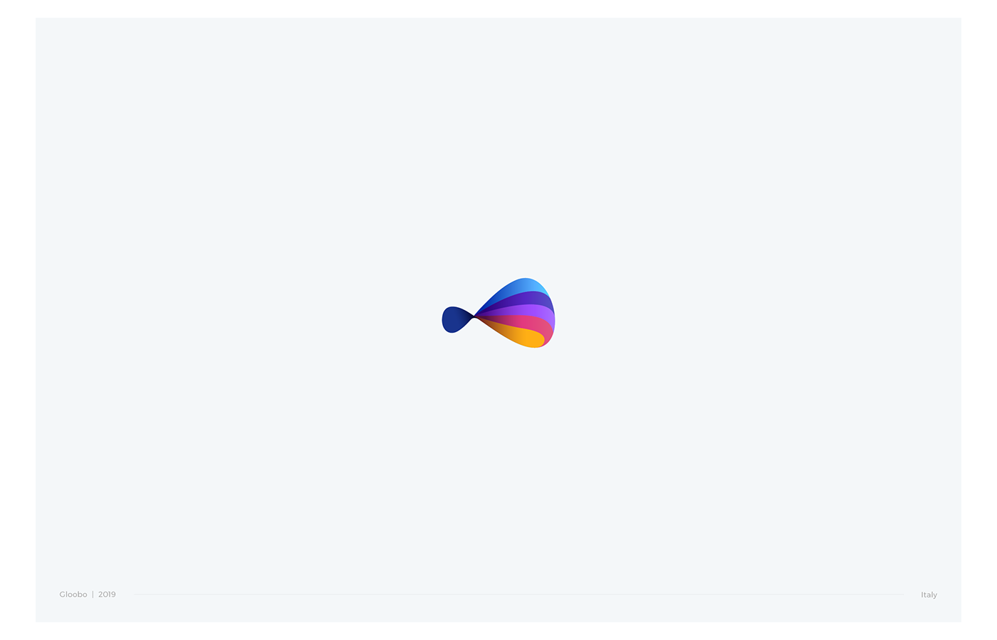 The logo mark represents a colorful hot air balloon.