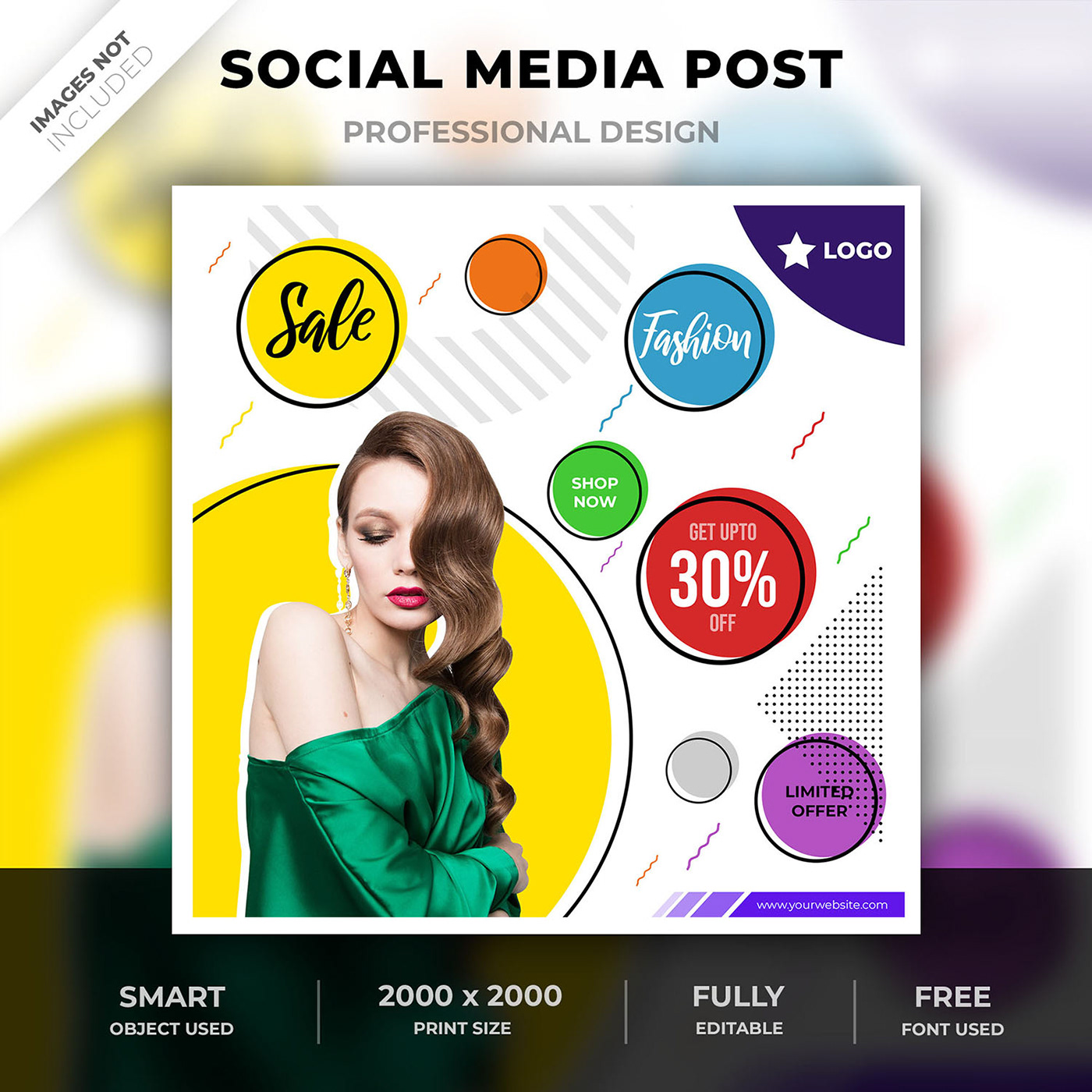 discount Fashion Post Instagram Post sale Social media post design logo post Creative Design shop