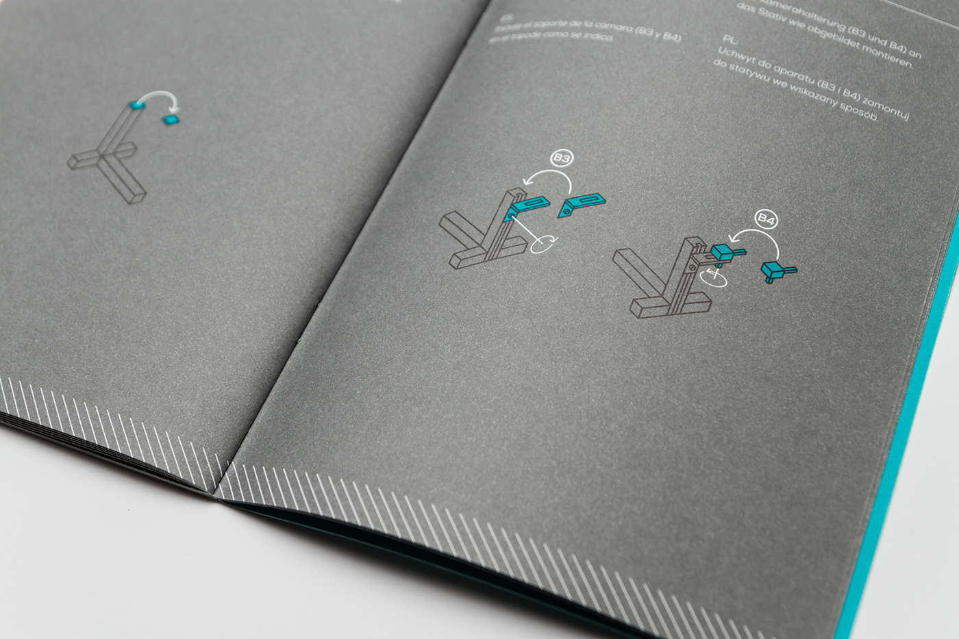 brochure infographic technical illustration icons pictograms print minimalistic linear