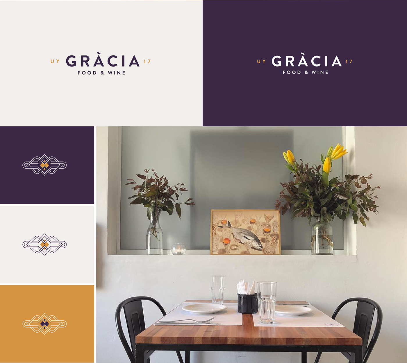 restaurant identity branding  gastronomy Logotype menu design social media Photography  editorial naming