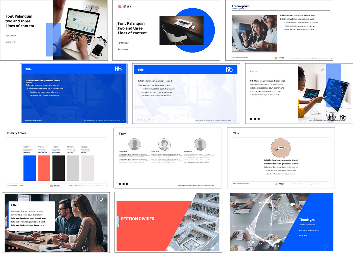 Google Slides Keynote modern pitch deck powerpoint template presentation design template
